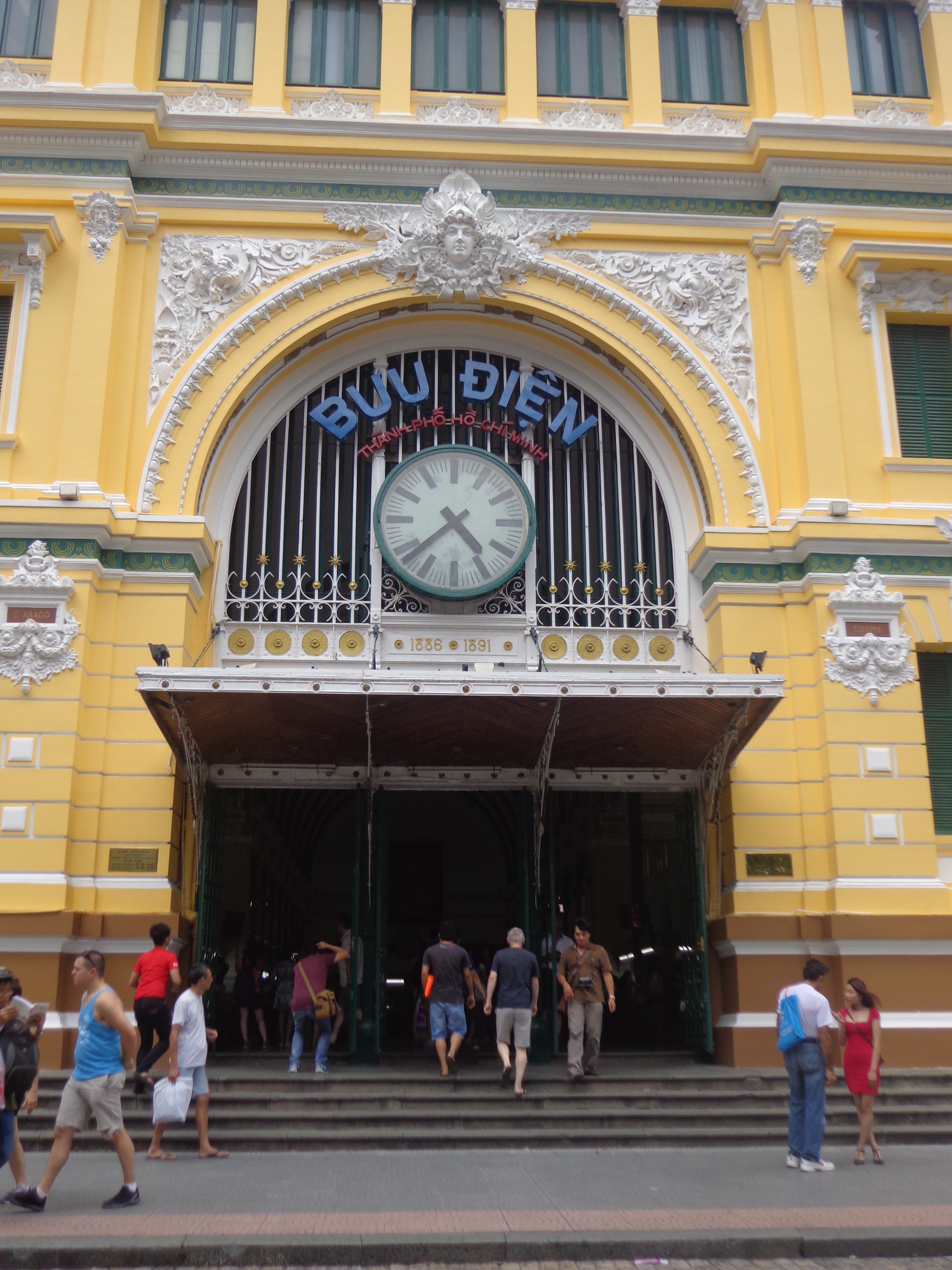 By the time we reached the post office, it was 4.38 pm.
