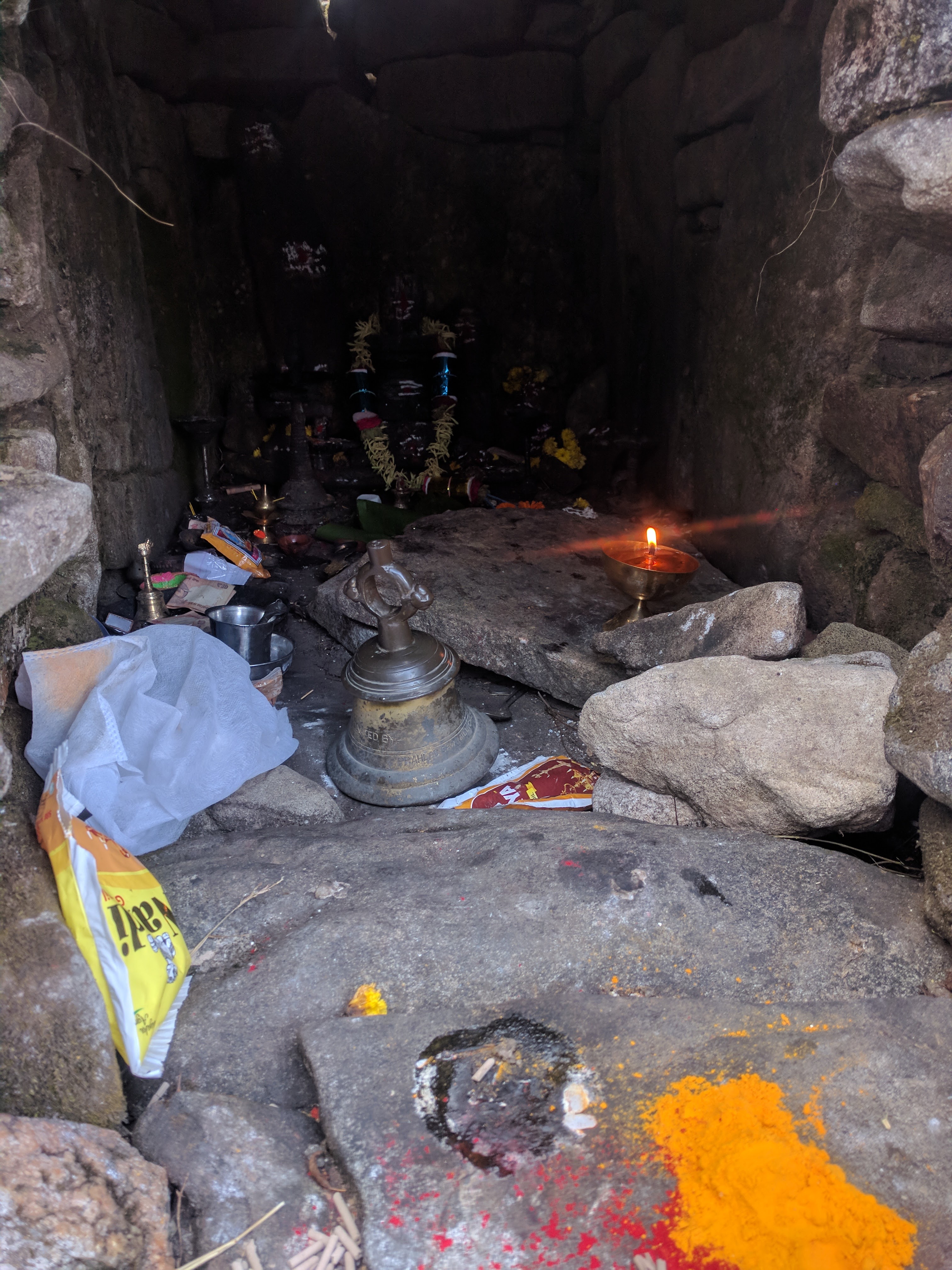 Temple at the top of the hill.