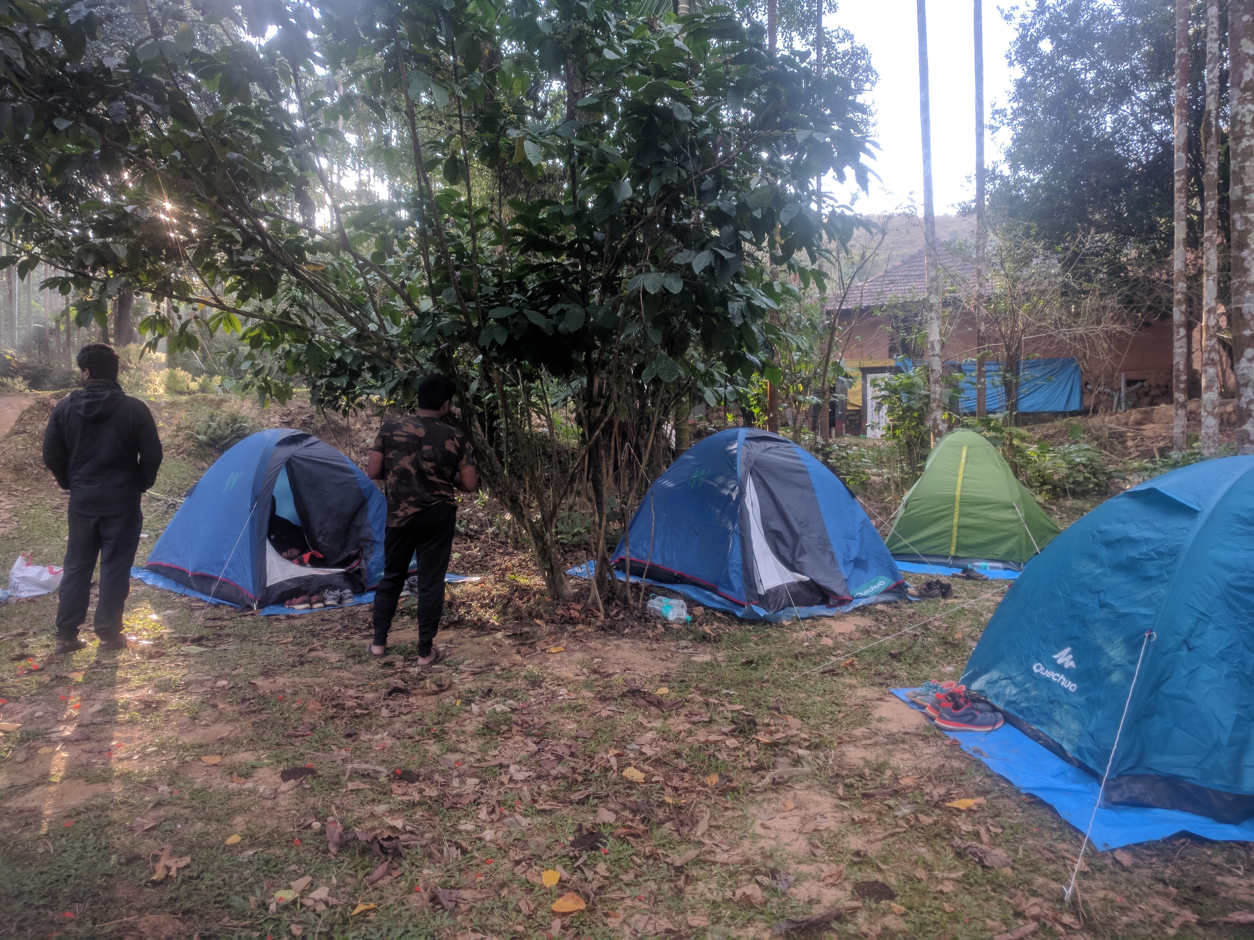 Our camping ground at Bahattare mane.