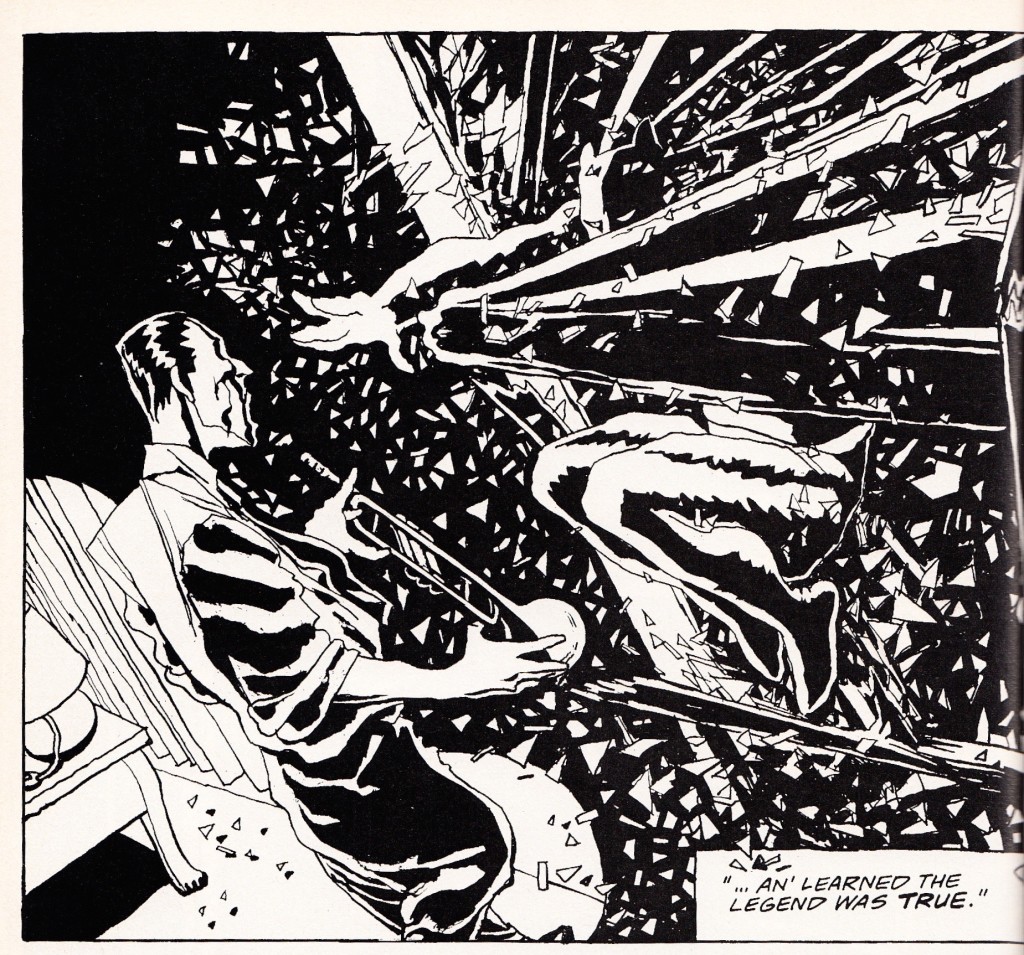 &hellip;and executes it. This is the only panel in the entire story to feature Batman.