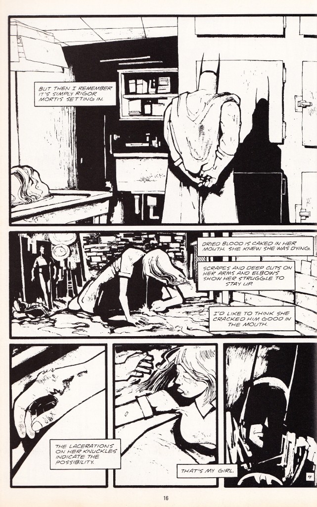 Ted McKeever paints the white areas on black canvas / sheet to give that jagged feel to the edges.