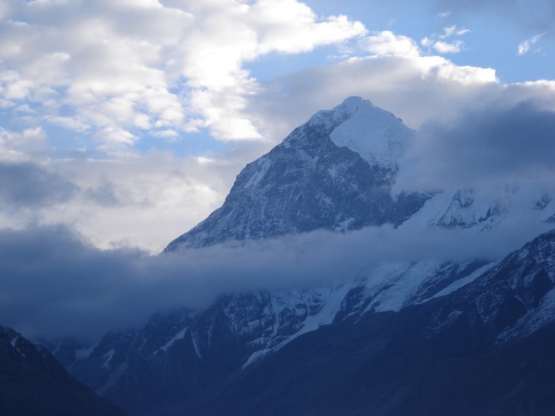 The clearest view of Kanchendzonga that we got to see.