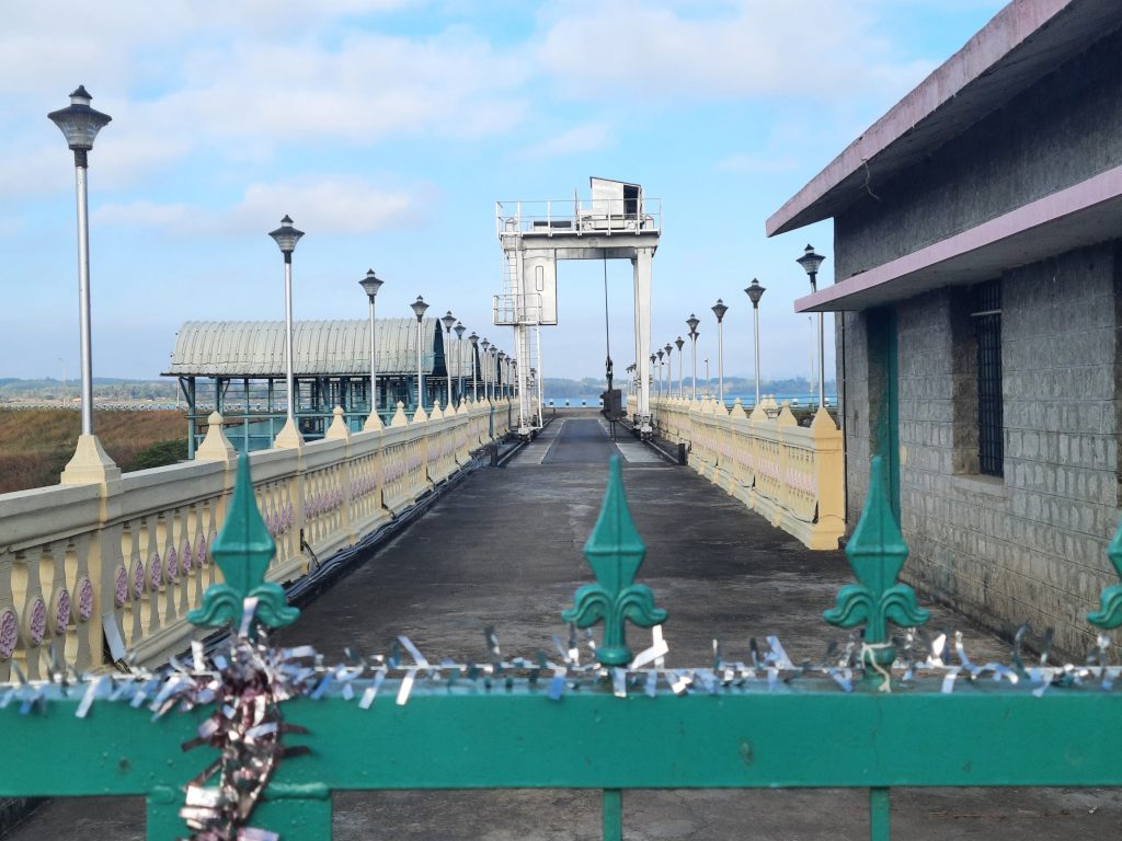 The public is not allowed to go beyond this gate.