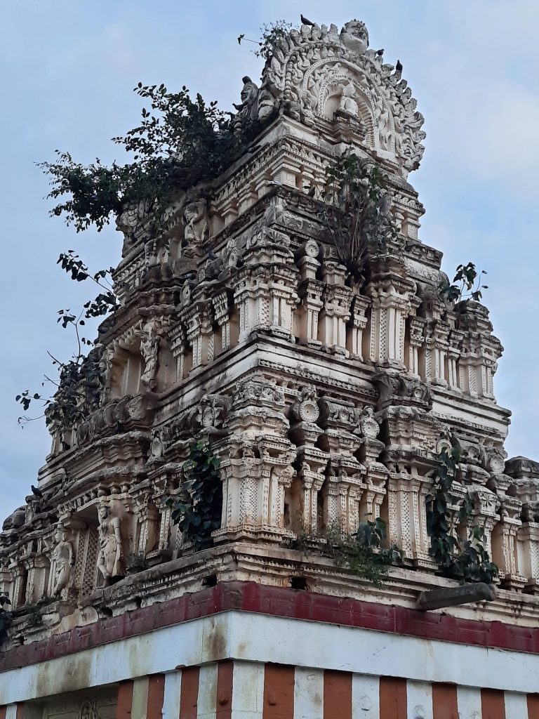 The gopuram / gate of the lake.