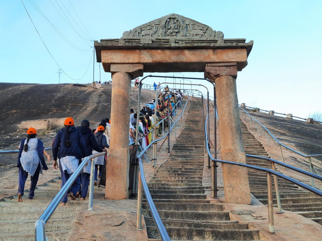 One of the three arches.