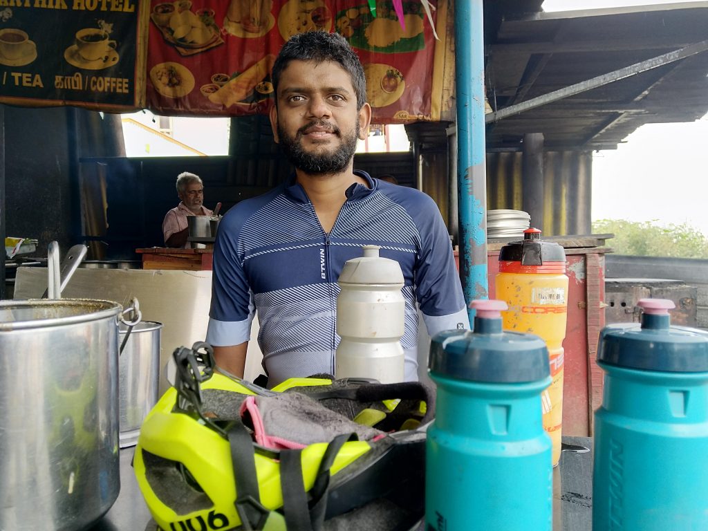 Our lunch stop before Shoolagiri.